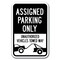 Signmission Assigned Parking Unauthorized Vehicles Towed Away 12inx18in Hvy Ga. Alum, A-1218 Misc - Assigned A-1218 Misc - Assigned Unauth Veh - alternate 1